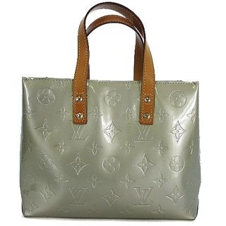 ルイヴィトン(LOUIS VUITTON)のルイヴィトン M91145 モノグラム ヴェルニ リードPM トートバッグ グリ(ハンドバッグ)