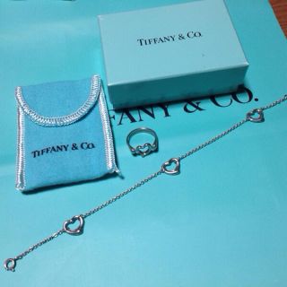 ティファニー(Tiffany & Co.)のティファニー🌸オープンハートリング7号(リング(指輪))