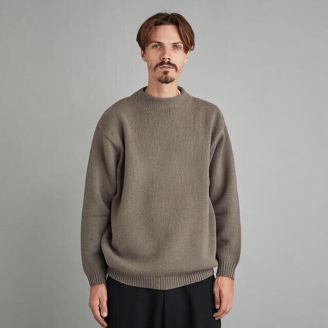 HAMILTON LOOSE CREW NECK KNIT ニット 18AWニット/セーター