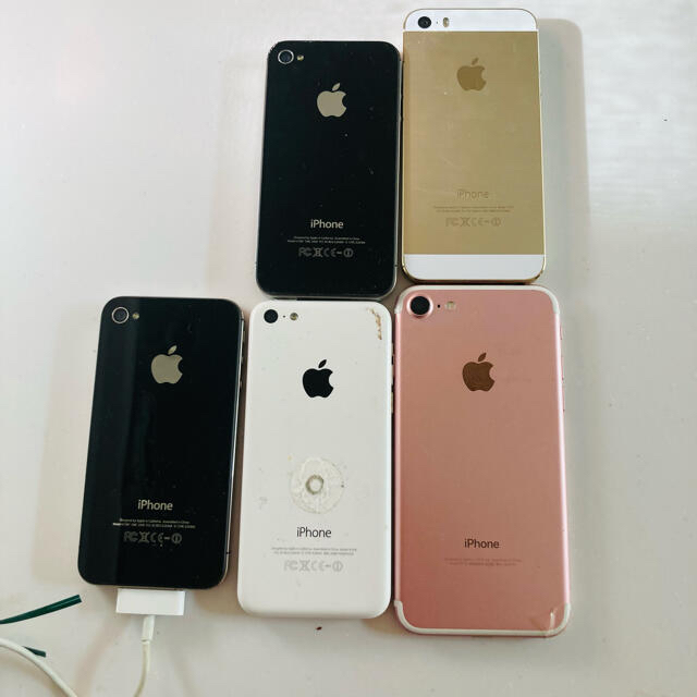 Apple(アップル)のジャンク  iPhone7 他4台セット スマホ/家電/カメラのスマートフォン/携帯電話(スマートフォン本体)の商品写真