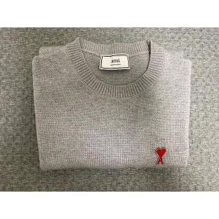 アクネ(ACNE)のAmi small logo knit(ニット/セーター)