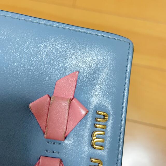 miumiu(ミュウミュウ)のミウミウ　財布　二つ折り財布　miumiu レディースのファッション小物(財布)の商品写真