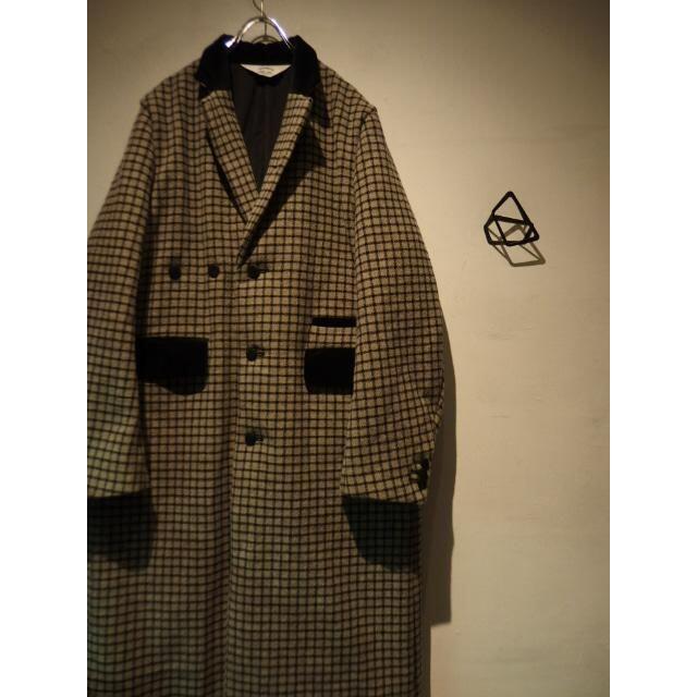 完売品 SUNSEA Network Check Coat-