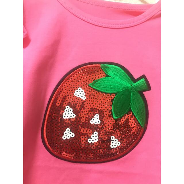 キッズ Tシャツ 120 新品未使用 キッズ/ベビー/マタニティのキッズ服女の子用(90cm~)(Tシャツ/カットソー)の商品写真