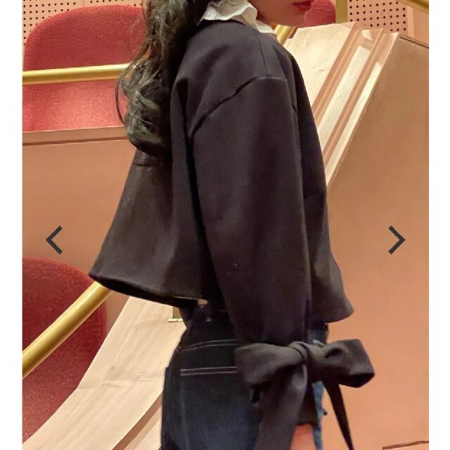 JENNY RIBBON CUFFS JACKET Bibiy. トップスの通販 by shop|ラクマ