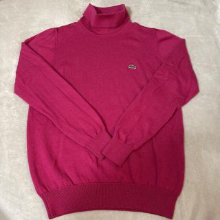 ラコステ(LACOSTE)のラコステ　タートルネック　ピンク　サイズ3  S(ニット/セーター)