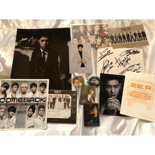 ZE:A ヒョンシク シワン アルバム DVD グッズ サイン セット レアの