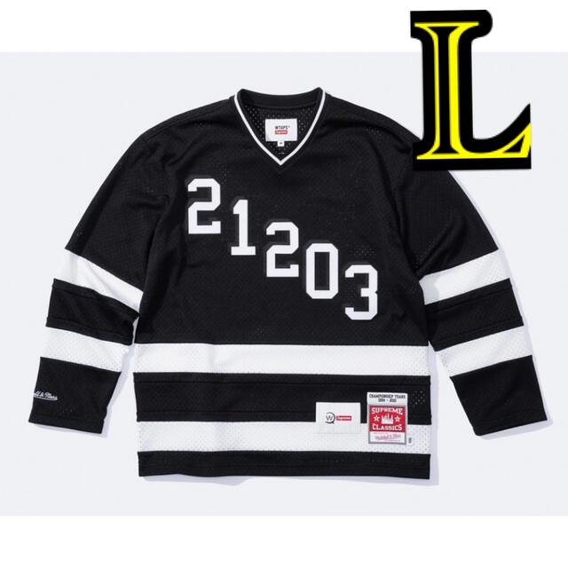 Supreme × WTAPS  Hockey Jersey  黒色　Lサイズ
