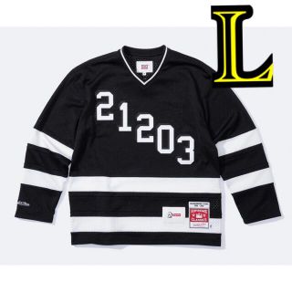 シュプリーム(Supreme)のSupreme × WTAPS  Hockey Jersey  黒色　Lサイズ(ジャージ)