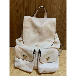 コーチ(COACH)の★専用★ コーチ　レザー　リュック　ホワイト(リュック/バックパック)