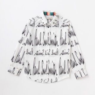 ポールスミス(Paul Smith)のポールスミス新品新作タグ付きキッズ ロゴ長袖シャツ120(Tシャツ/カットソー)