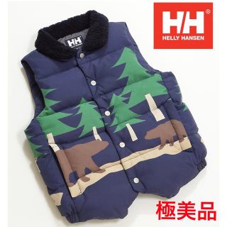 ヘリーハンセン(HELLY HANSEN)のHELLY HANSEN / ヘリーハンセン  ダウン ベスト、クマ柄、極美品(ダウンベスト)