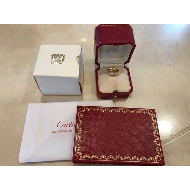 Cartier - 【証明書あり】Cartier トリニティ リング 三連 49 50 9号〜10号