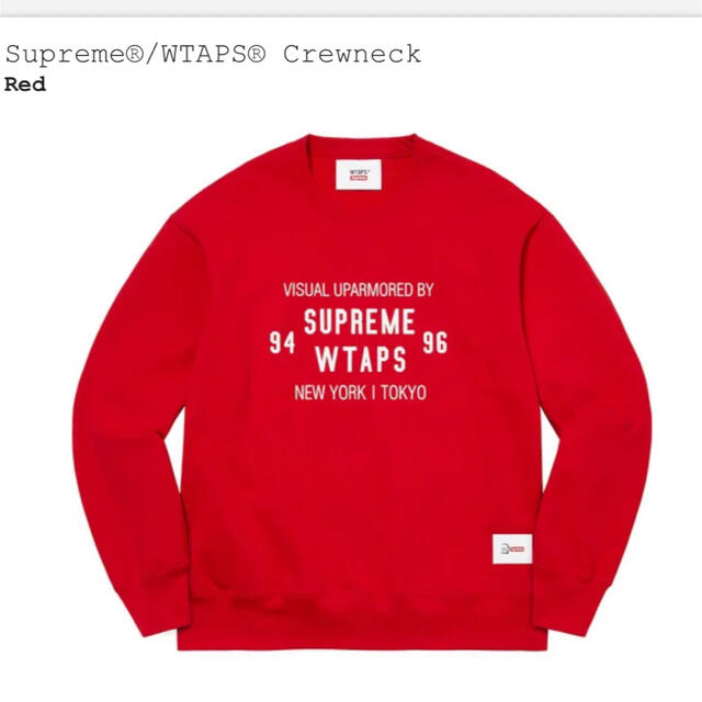 supreme wtapsREDレッドSIZE