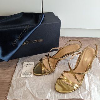 Sergio Rossi - 新品 sergio rossi サンダル イタリア製 未使用