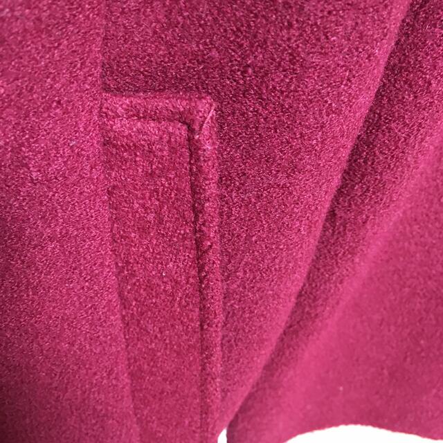 赤いチェスターコート レディースのジャケット/アウター(ロングコート)の商品写真