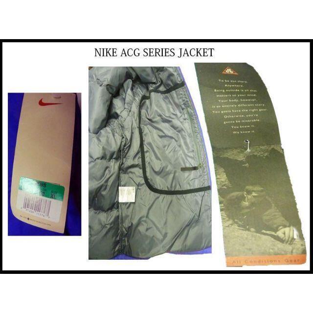 NIKE(ナイキ)のナイキ!90sACG 正規品ダウンジャケットNIKE タグ付き! メンズのジャケット/アウター(ダウンジャケット)の商品写真