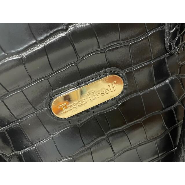 Treat ürself croco leather boston bag | www.myglobaltax.com