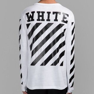 OFF-WHITE - OFF WHITE 正規品 ロンT ジャスティンビーバー着用色違い