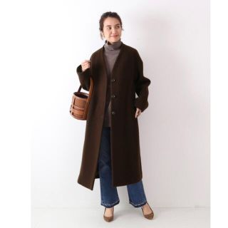 FRAMeWORK - 新品 フレームワーク 二重織りVネックコートの通販