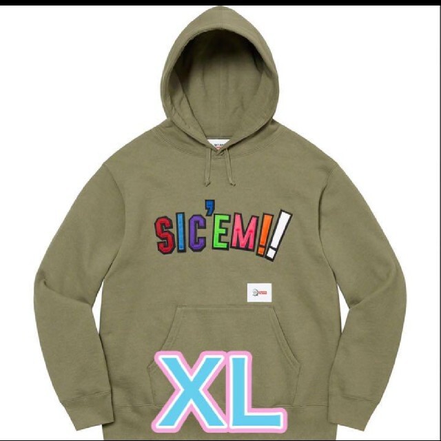 【オープニングセール】 WTAPS Supreme Hooded XL OLIVE Sweatshirt パーカー