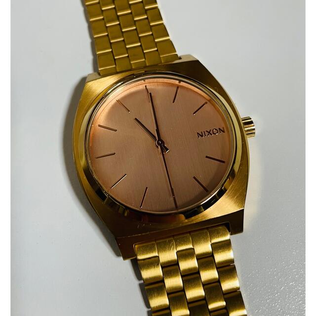 NIXON(ニクソン)の【電池新品の美品】NIXONのTIMETELLER ピンクゴールド レディースのファッション小物(腕時計)の商品写真