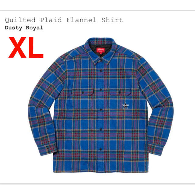 Supreme(シュプリーム)のsupreme Quilted Plaid Flannel Shirt メンズのジャケット/アウター(ブルゾン)の商品写真