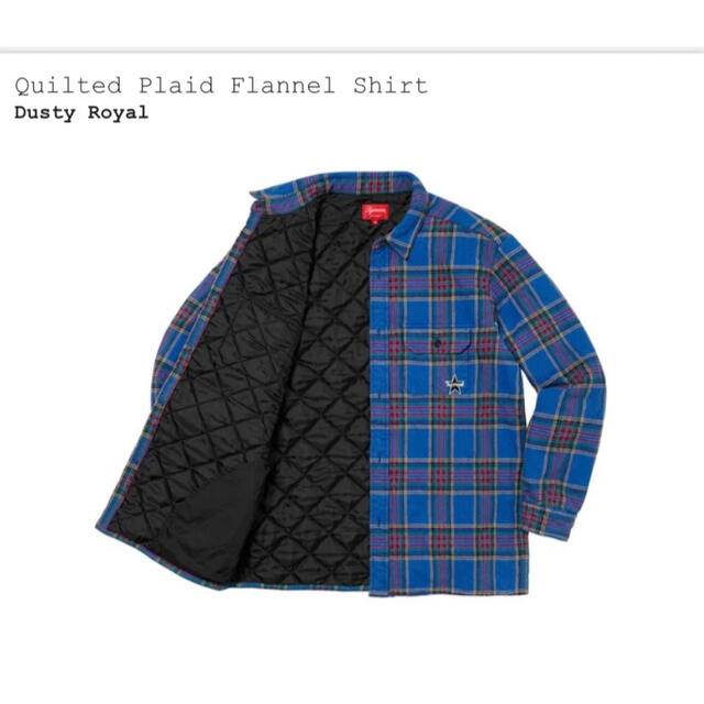 Supreme(シュプリーム)のsupreme Quilted Plaid Flannel Shirt メンズのジャケット/アウター(ブルゾン)の商品写真