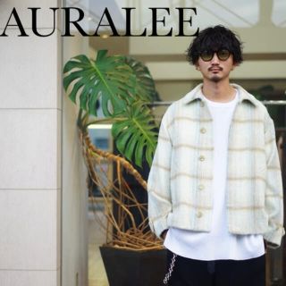 ALPACA SHAGGY CHECK BLOUSON  （求）(ブルゾン)