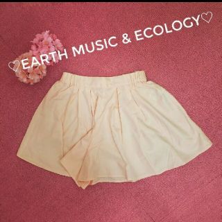 アースミュージックアンドエコロジー(earth music & ecology)の【新品】パンツ(キュロット)