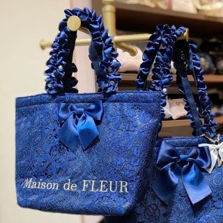 メゾンドフルール(Maison de FLEUR)の【ご専用】仙台限定⭐メゾンドフルール　トートバッグ　Sサイズ⭐ネイビー(トートバッグ)