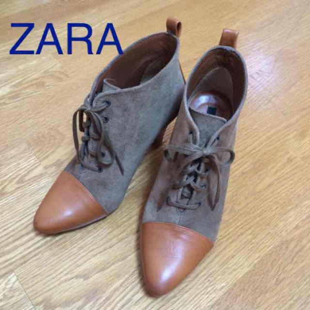 ZARA(ザラ)のおしゃれ★ZARAショートブーツ22.5 レディースの靴/シューズ(ブーツ)の商品写真