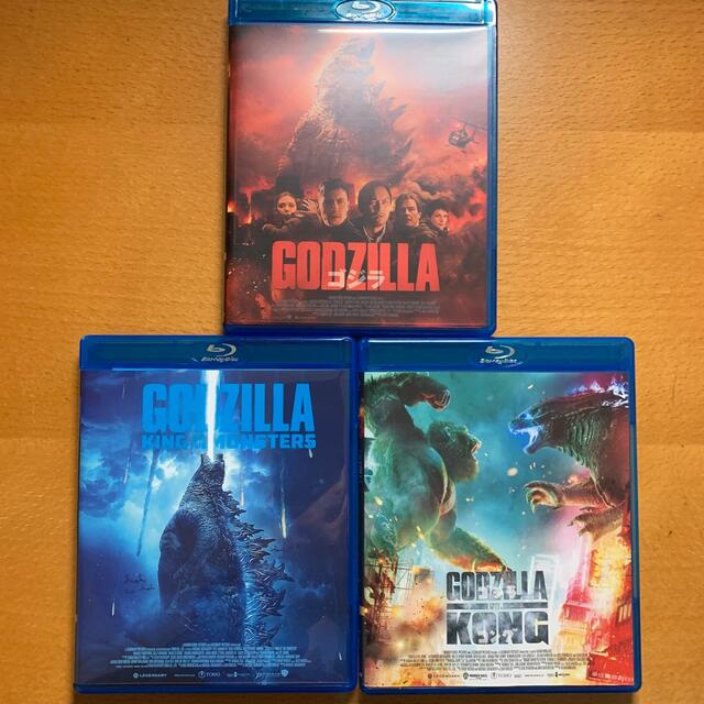 ゴジラ、ゴジラキングオブモンスターズ、ゴジラvsコング　Blu-ray