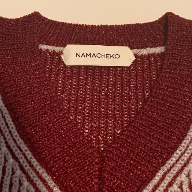 RAF SIMONS(ラフシモンズ)のnamacheko 21ss krokus knit vest メンズのトップス(ベスト)の商品写真