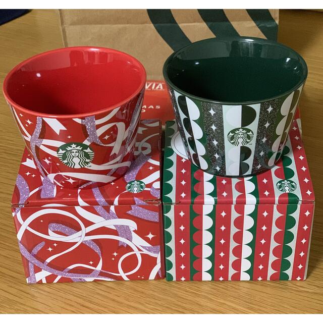 Starbucks Coffee(スターバックスコーヒー)のスターバックス ミニカップ食器 2個セット エンタメ/ホビーのコレクション(ノベルティグッズ)の商品写真