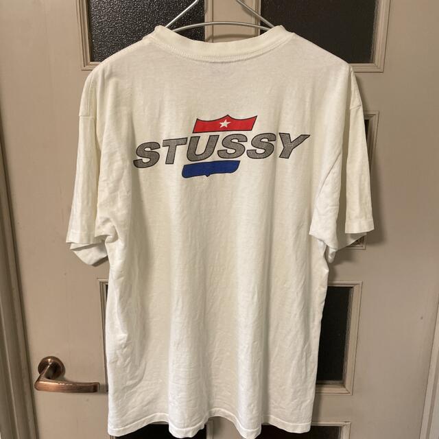 90s old stussy Tシャツ 紺タグ USA製 MLB Y2K
