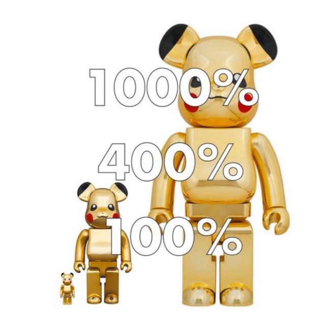 BE@RBRICK WORLD WIDE TOUR 3 ピカチュウ goldフィギュア