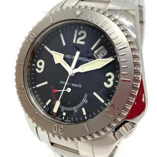ジラールペルゴ(GIRARD-PERREGAUX)のジラール・ペルゴ 49920 シーホークⅡ 自動巻き メンズ腕時計 シルバー(腕時計(アナログ))
