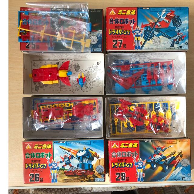 □昭和レトロ トライダーG7 暖か ①アオシマ ミニ合体シリーズ □昭和レトロ トライダーG7 暖か ①アオシマ ミニ合体シリーズ