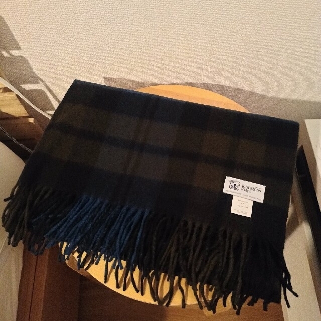 豪奢な お値下げ中 ジョンストンズ 大判 カシミヤストール 美品