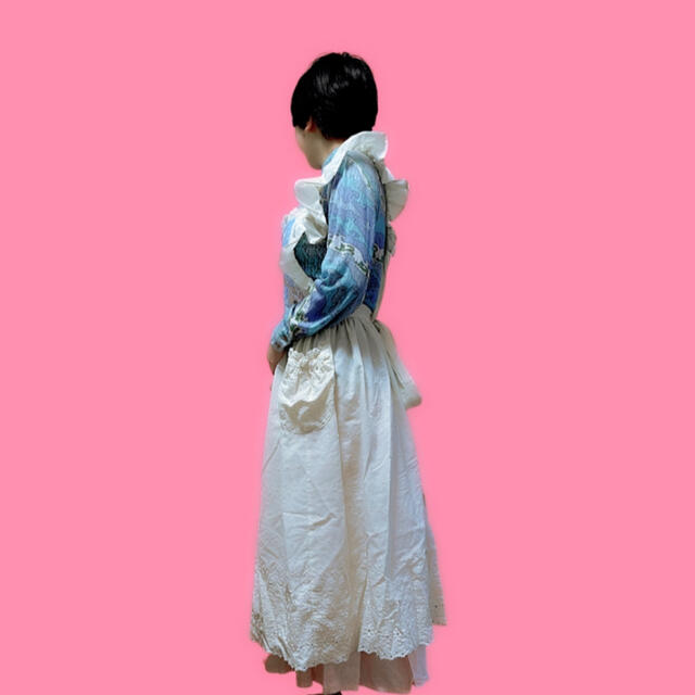 Lochie(ロキエ)のvintage apron dress レディースのワンピース(ロングワンピース/マキシワンピース)の商品写真