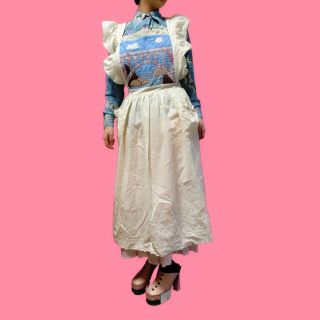 ロキエ(Lochie)のvintage apron dress(ロングワンピース/マキシワンピース)