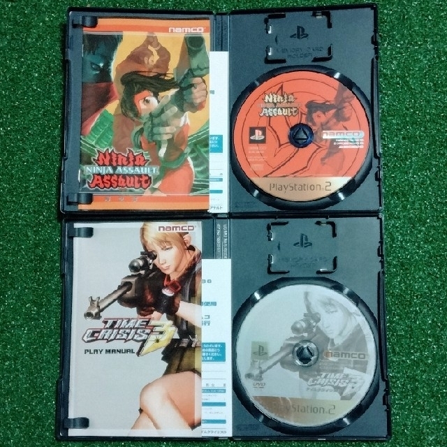 PlayStation2(プレイステーション2)のPS2ソフト『ニンジャアサルト』+『タイムクライシス3』#箱説付き#送料込み エンタメ/ホビーのゲームソフト/ゲーム機本体(家庭用ゲームソフト)の商品写真