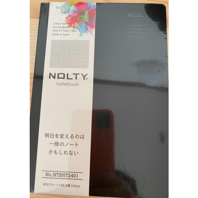 日本能率協会(ニホンノウリツキョウカイ)の新品未使用　NOLTY ノートＢ６方眼3.5mm ブラック インテリア/住まい/日用品の文房具(ノート/メモ帳/ふせん)の商品写真