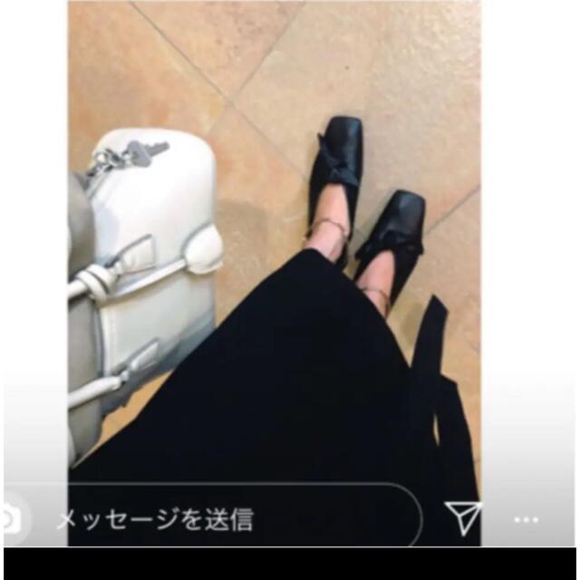 Jil Sander(ジルサンダー)のJILLSANDER ジルサンダー リボンバレリーナシューズ　36.5 レディースの靴/シューズ(バレエシューズ)の商品写真