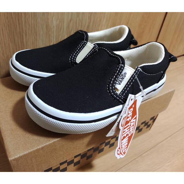 VANS(ヴァンズ)のVANSバンズsliponスリッポンkidsキッズスニーカーOLDSKOOL14 キッズ/ベビー/マタニティのベビー靴/シューズ(~14cm)(スニーカー)の商品写真