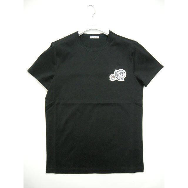 サイズS■モンクレール■半袖 2連ロゴワッペンTシャツ■黒■新品本物■メンズ | フリマアプリ ラクマ