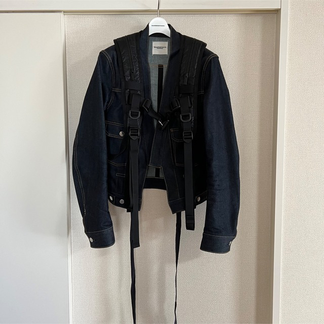 約55センチ袖丈The soloist. haori jean jacket 46 ソロイスト