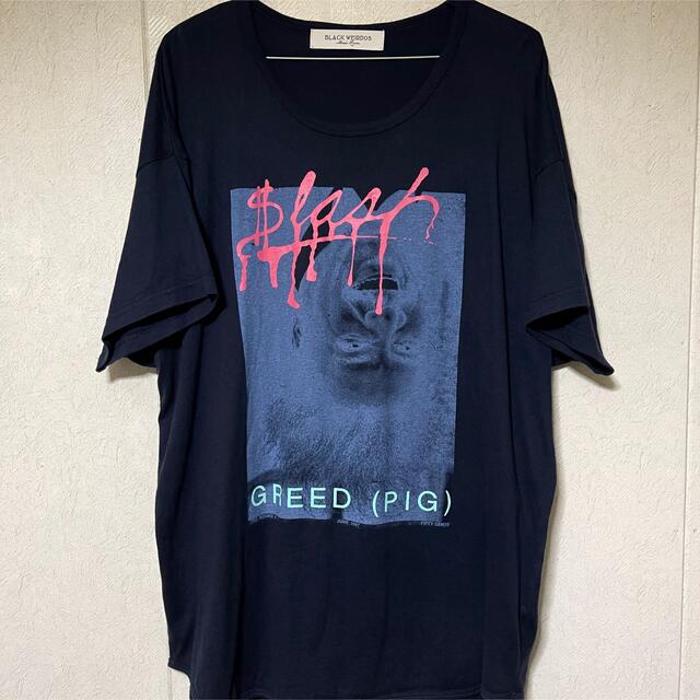 BLACK WEIRDOS Tシャツ NIRVANA ブラックウィドウ L