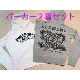 ヴァンズ(VANS)のヴァンズとエレメント パーカーのセット(Tシャツ/カットソー)